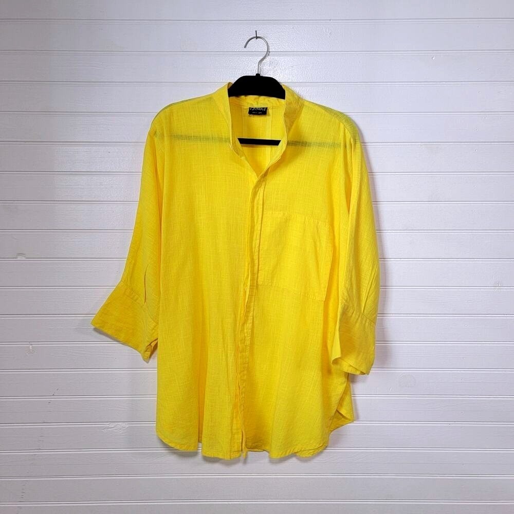 Dilemma Art to Wear Oversized Lagenlook Handspun Organic Cotton Contemporary Top
